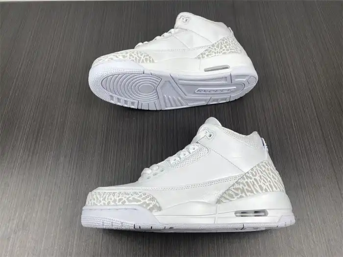 Kick Theory Air Jordan 3 Retro PS 'Triple White' 429487-111 0127