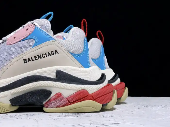 Kicked Out Shoe Store BLCG Triple S White Blue (W) 524039 W09OH 4196 0129