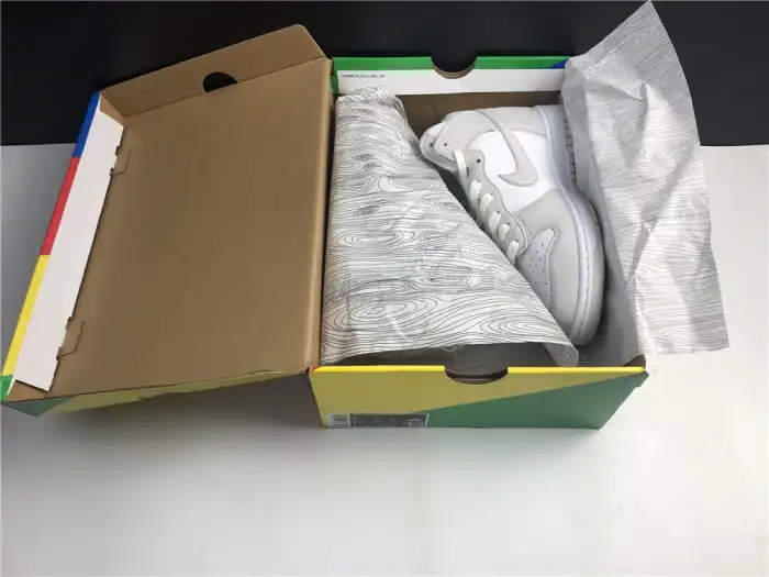 Kick Theory Nike Dunk High Retro White Vast Grey (2021) DD1399-100 0128