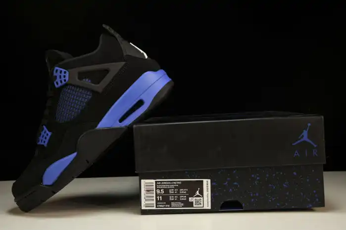 Kicked Out Shoe Store Jordan 4 Retro Black Game Royal CT8527-018 0126