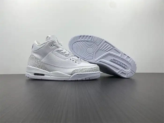 Kick Theory Air Jordan 3 Retro PS 'Triple White' 429487-111 0127