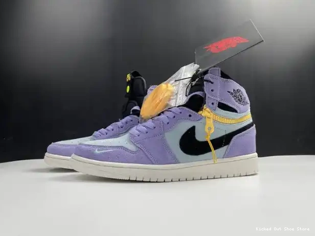 Kick Theory Jordan 1 Switch High Pulse CW6576-500 Purple 0221