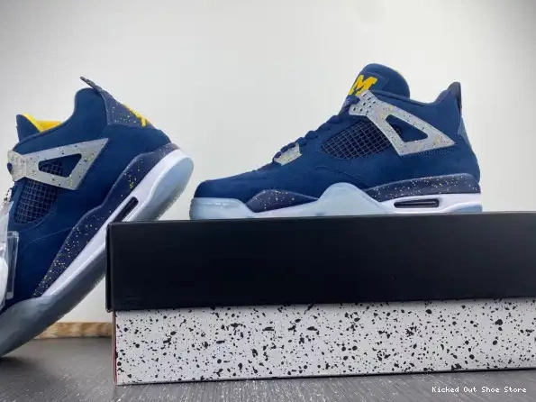 Kick Theory Michigan Jordan 4 AJ4-1036660 Air Retro (PE) 0220