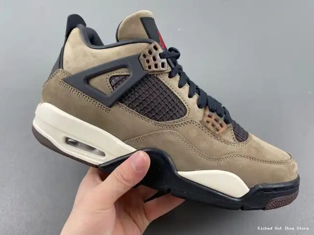 Kicked Out Shoe Store Air 4 Retro Scott Jordan TS Brown Travis x AJ4-882335 0220