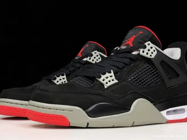 Kick Theory CEMENT RETRO 4 JORDAN BLACK 308497-060 0227