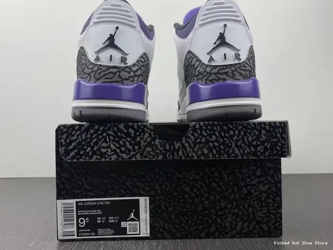 Kick Theory Retro 3 Air CT8532-105 Jordan 'Dark Iris' 0218