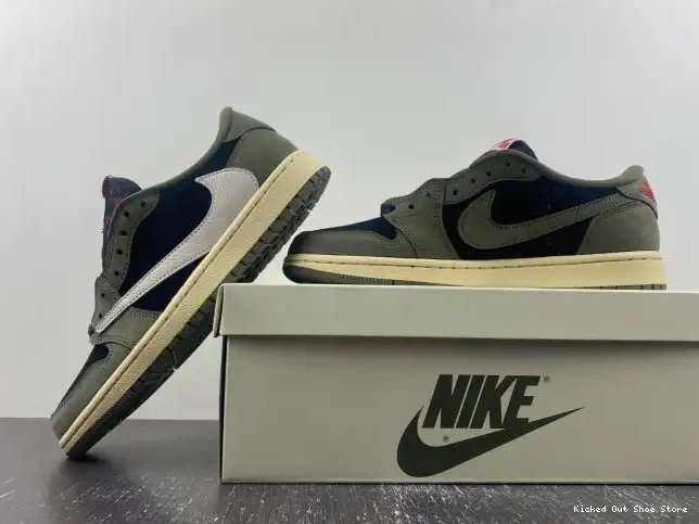 Kick Theory DM7866-002 SCOTT TRAVIS X 'BLACK OG 1 OLIVE' SP AIR LOW JORDAN 0227