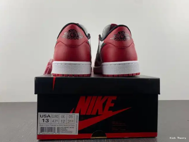 Kick Theory Air Jordan 1 Low Retro 705329-600 Chicago 0207