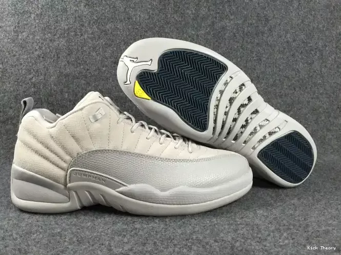 Kicked Out Shoe Store Suede Low 308317-002 Grey Jordan Air 12 0207