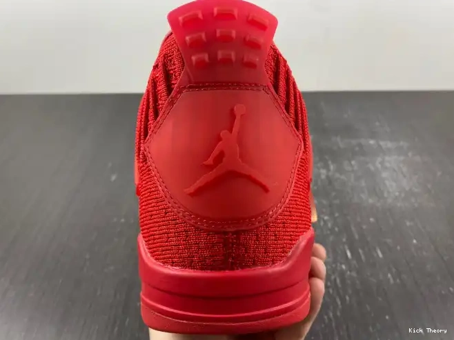 Kicked Out Shoe Store Red Jordan AQ3559-600 Flyknit 4 Retro 0226