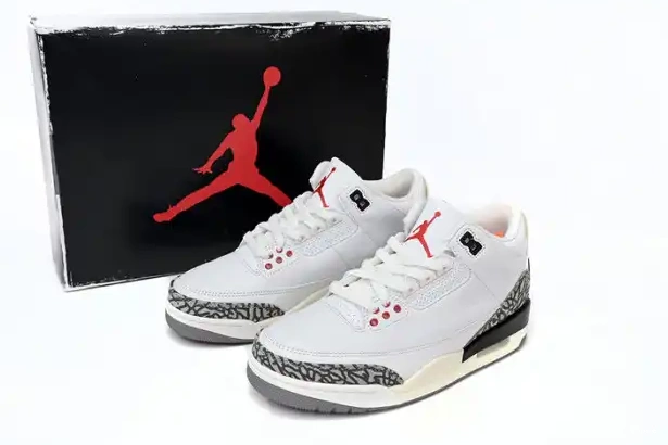 Kicked Out Shoe Store Retro DN3707-100 Cement Jordan 3 Reimagined White 0221