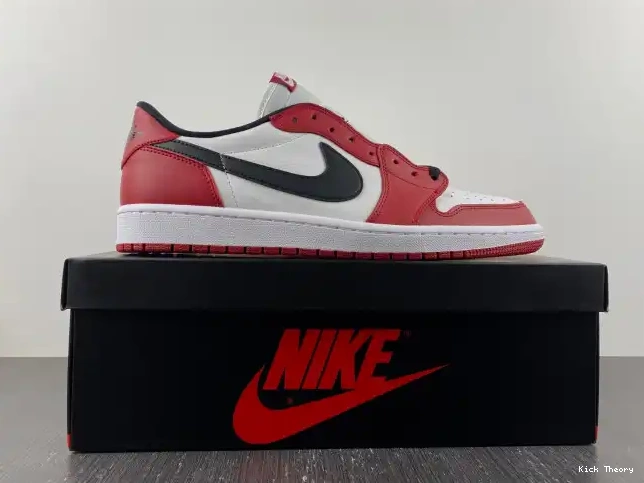 Kick Theory Air Jordan 1 Low Retro 705329-600 Chicago 0207