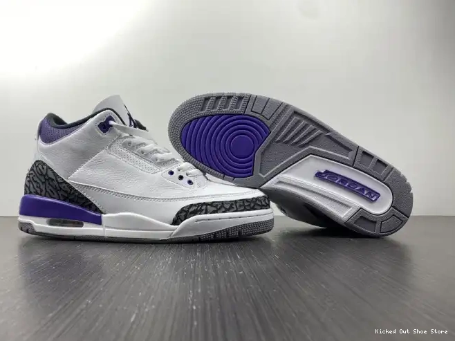 Kick Theory Jordan 3 CT8532-105 Retro Air 'Dark Iris' 0222