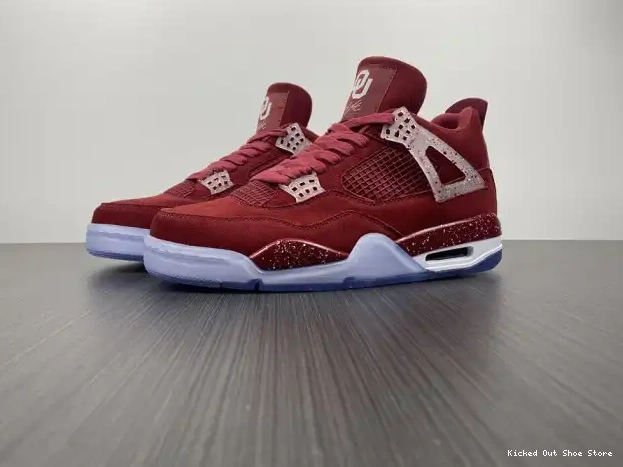 Kicked Out Shoe Store AJ4-904282 4 Sooners Jordan Oklahoma Retro PE 0226