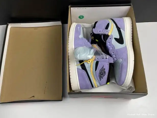 Kick Theory Jordan 1 Switch High Pulse CW6576-500 Purple 0221