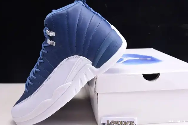 Kick Theory Air 12 Jordan Blue Retro Stone 130690-404 0221