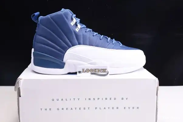 Kick Theory Air 12 Jordan Blue Retro Stone 130690-404 0221