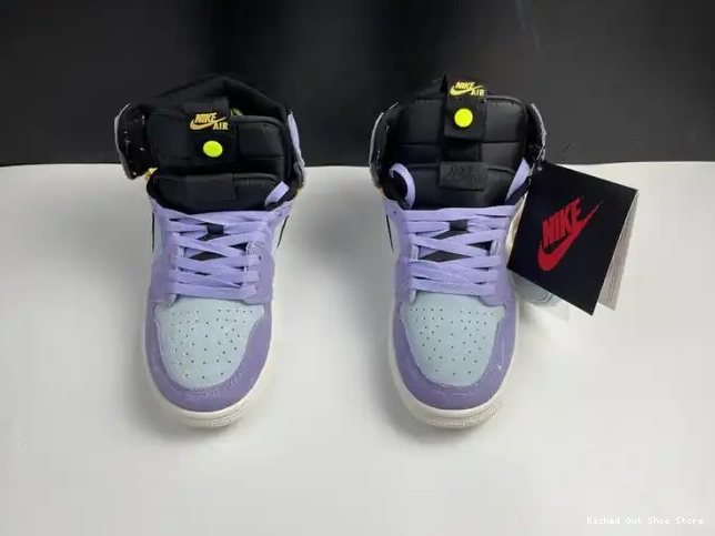 Kick Theory Jordan 1 Switch High Pulse CW6576-500 Purple 0221