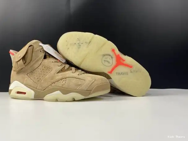 Kicked Out Shoe Store Scott Travis Air British Retro Jordan 6 DH0690-200 Khaki 0207