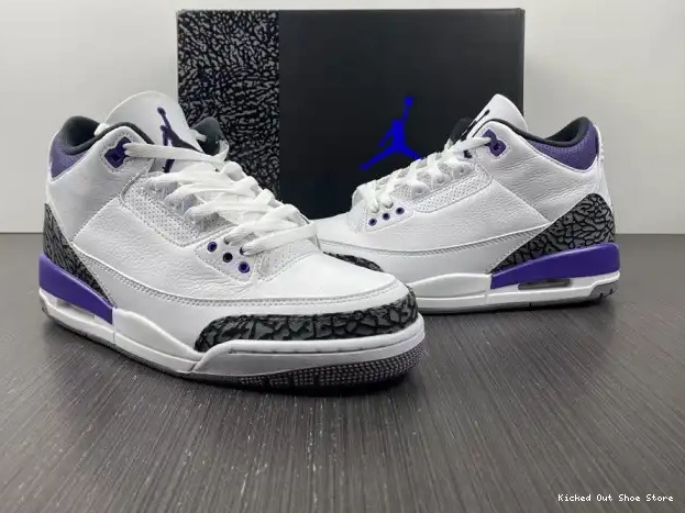 Kick Theory Jordan 3 CT8532-105 Retro Air 'Dark Iris' 0222