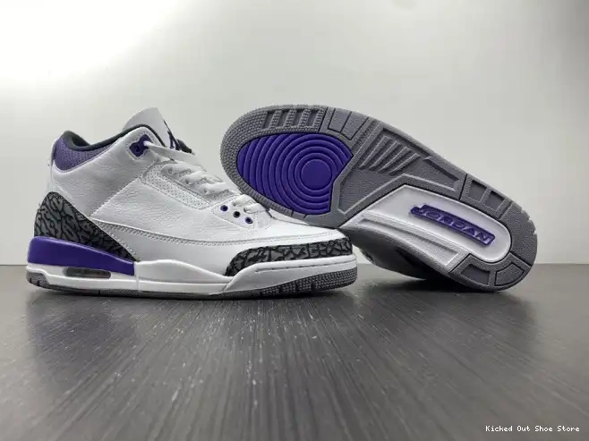 Kick Theory Retro 3 Air CT8532-105 Jordan 'Dark Iris' 0218