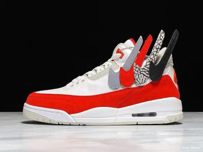 Kicked Out Shoe Store Jordan 3 Air CJ0939-100 Retro Tinker Red White University 0207