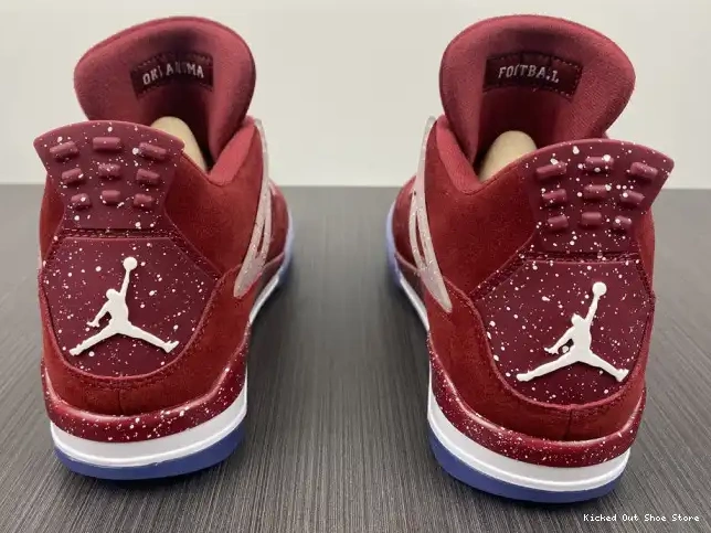 Kicked Out Shoe Store AJ4-904282 4 Sooners Jordan Oklahoma Retro PE 0226