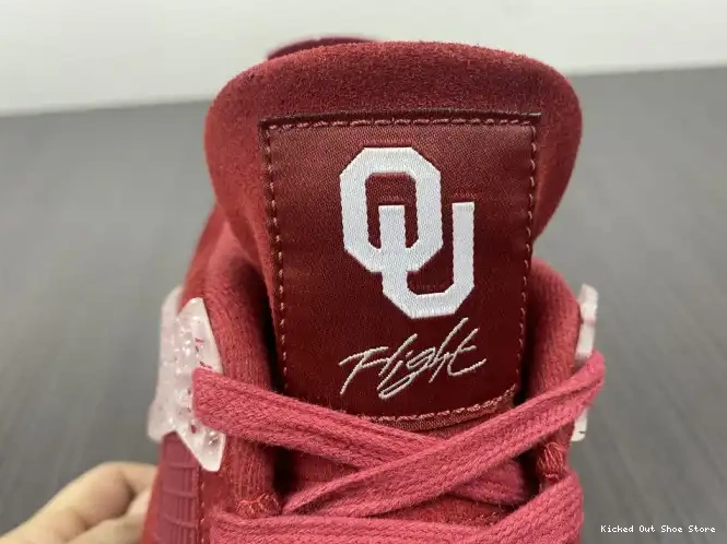 Kicked Out Shoe Store AJ4-904282 4 Sooners Jordan Oklahoma Retro PE 0226