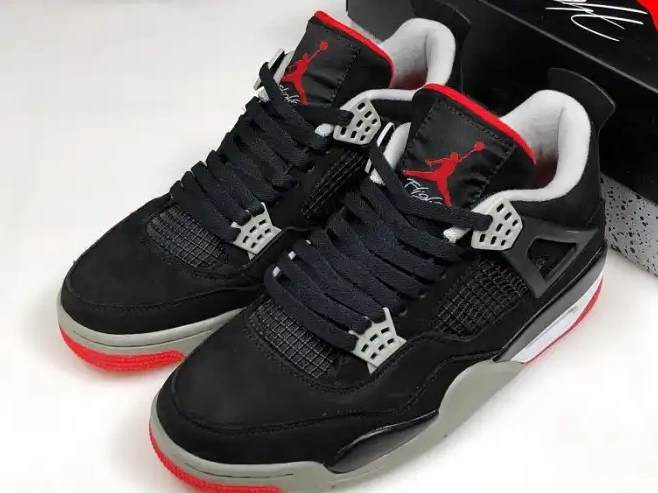 Kick Theory CEMENT RETRO 4 JORDAN BLACK 308497-060 0227