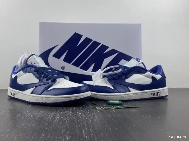 Kick Theory X DM7890-101 SCOTT X OFF-WHITE 1 AIR JORDAN CUSTOM TRAVIS 0210