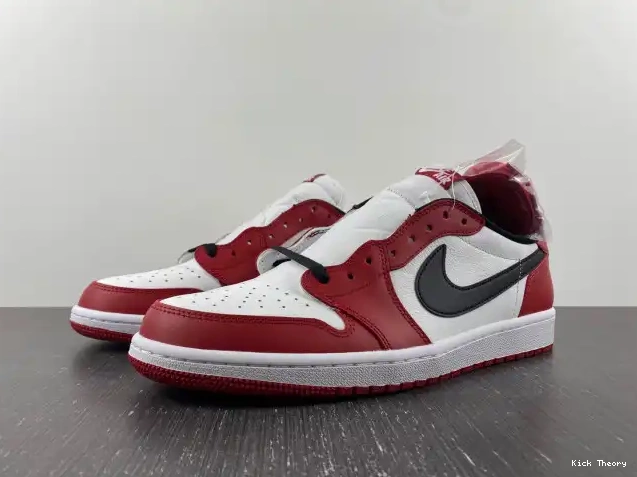 Kick Theory Air Jordan 1 Low Retro 705329-600 Chicago 0207