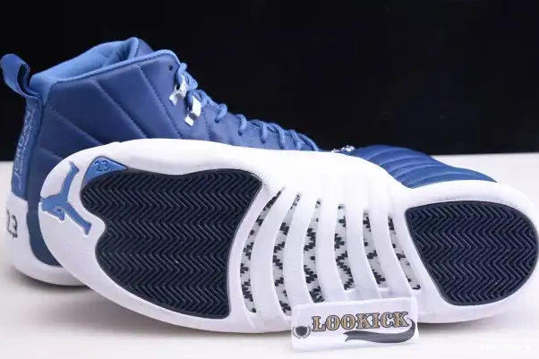 Kick Theory Air 12 Jordan Blue Retro Stone 130690-404 0221