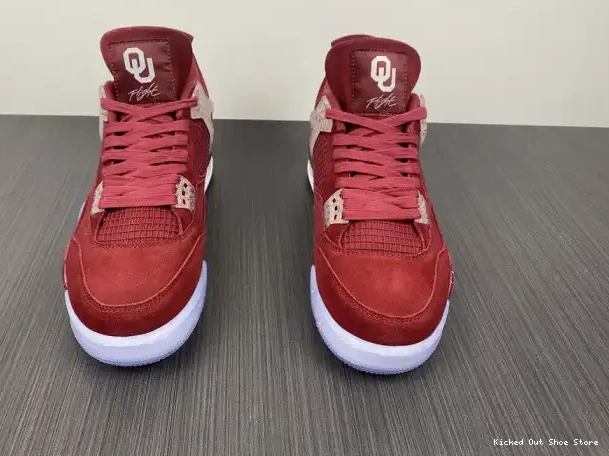 Kicked Out Shoe Store AJ4-904282 4 Sooners Jordan Oklahoma Retro PE 0226