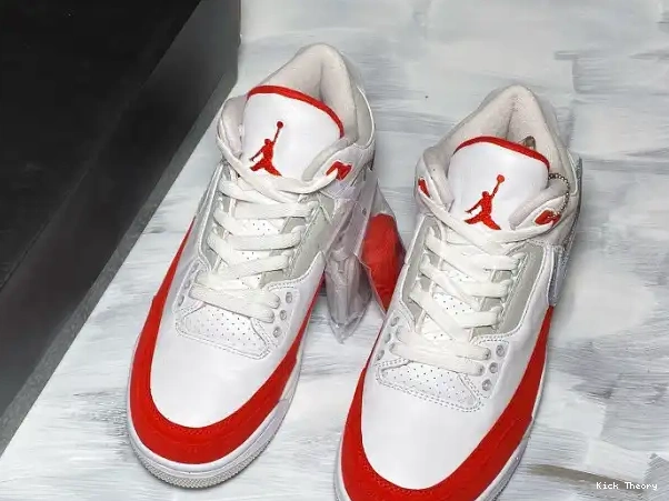 Kicked Out Shoe Store Jordan 3 Air CJ0939-100 Retro Tinker Red White University 0207