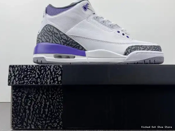 Kick Theory Retro 3 Air CT8532-105 Jordan 'Dark Iris' 0218